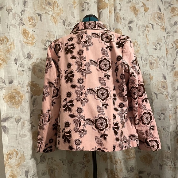 Victor costa pink and brown jacket - Picture 3 of 4